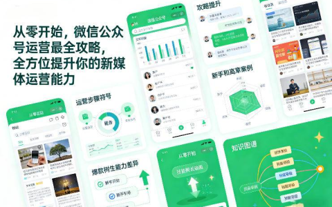 从零开始，微信公众号运营最全攻略，全方位提升你的新媒体运营能力