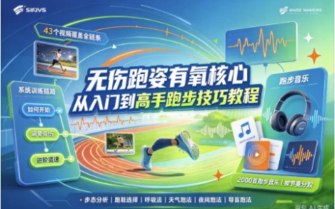 无伤跑姿有氧核心 从入门到高手跑步技巧教程