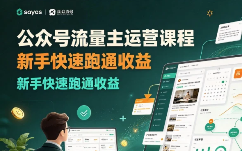 公众号流量主运营