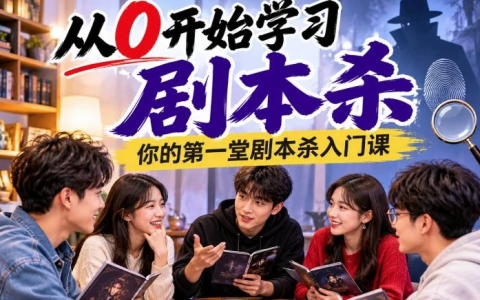 从0开始学习剧本杀：你的第一堂剧本杀入门课