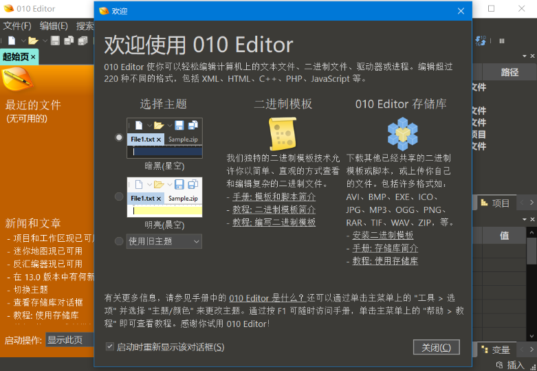 专业十六进制编辑器 010 Editor v17.0 官方/汉化便携版